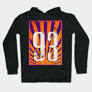 93 Retro Logo Style Hoodie